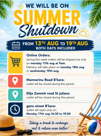 Summer Shutdown