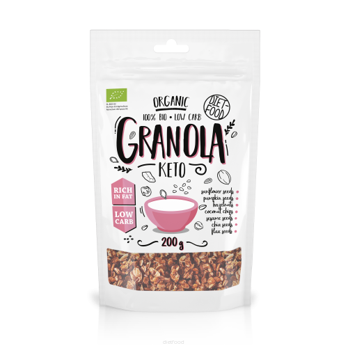 DietFood > Bio Keto Granola with Cocoa 200g