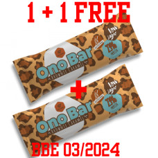 Go Fitness Nutrition > ONO Protein Bar 40g - Brownie Caramel (1+1 Free)