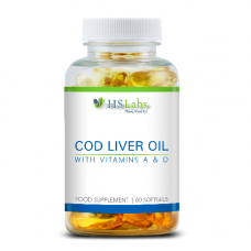 HS Labs > Cod Liver Oil with Vitamins A & D 60 softgels