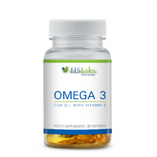 HS Labs > Omega 3 fish oil with Vitamin E 30 softgels