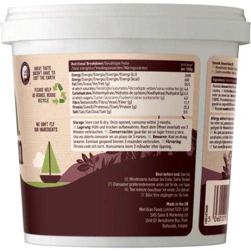 Meridian > Almond Butter 1kg Natural Smooth