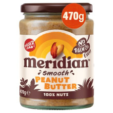 Meridian > Natural Peanut Butter Smooth 100% 470g