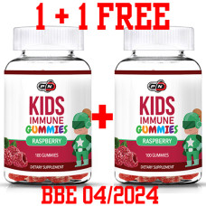 PN > KIDS Immune Gummies (100 gummies) Raspberry (1+1 Free)