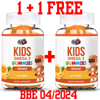PN > KIDS Omega 3 Gummies (60 gummies) Orange (1+1 Free)
