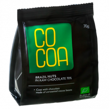 RawCocoa > Bio Brazil Nuts in Raw Chocolate (70g)