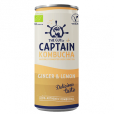 The Gutsy Captain > Kombucha 250ml Ginger & Lemon