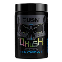 USN > Qhush Black Pre Workout 220g (Blue Raspberry)