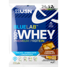 USN > Whey Premium Protein Sachet 34g Caramel Chocolate